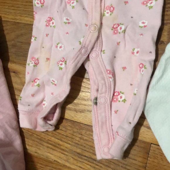 Newborn long sleeve PJ bundle, five pair - Picture 6 of 11